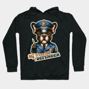 French Bulldog Police Hoodie